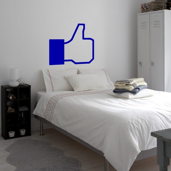 Exemple de stickers muraux: Like